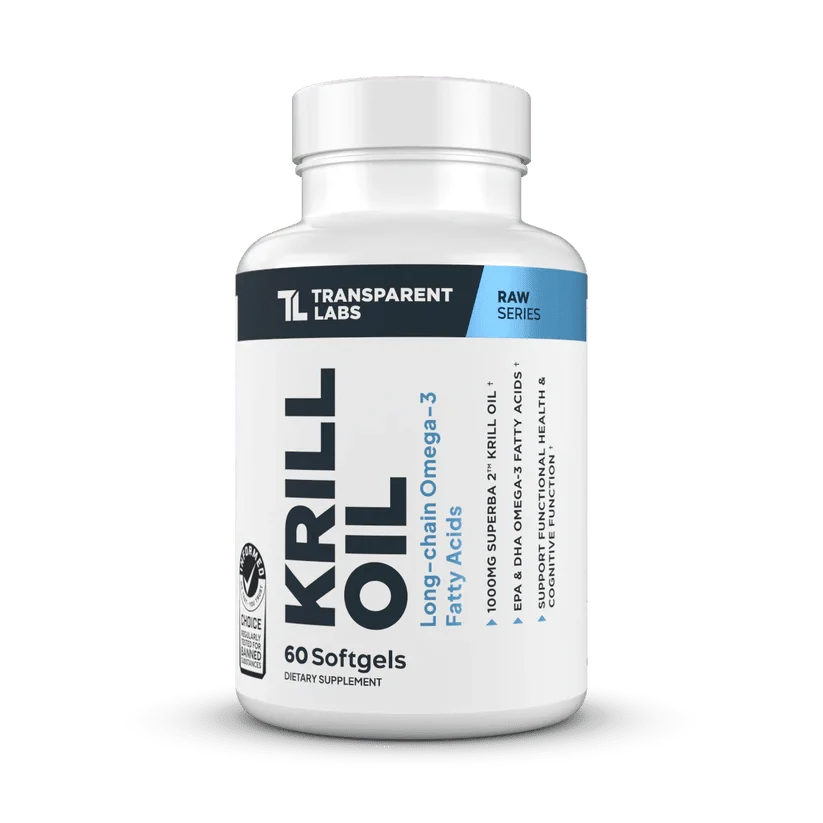 Transparent Labs Krill Oil 60 Softgels