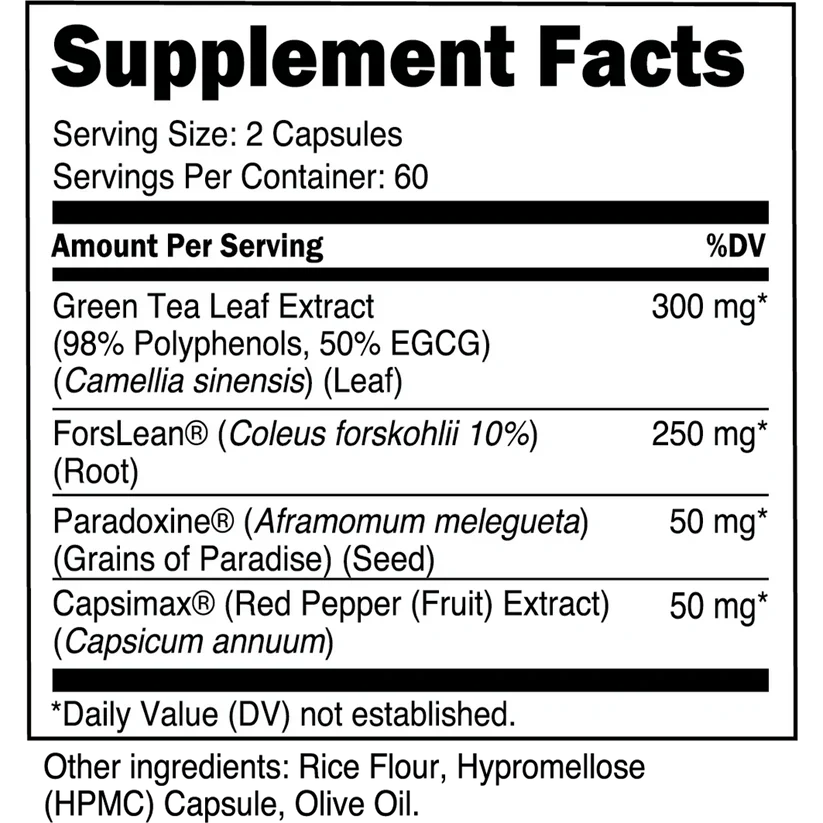 Transparent Labs Recomp - Stim Free Fat Burner