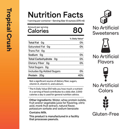 Tropical Crush Protein Water - 12 Pack