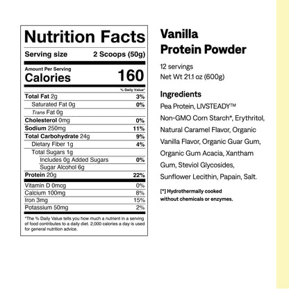 Vanilla Protein + Energy Powder - UCAN - The Track and Field Store