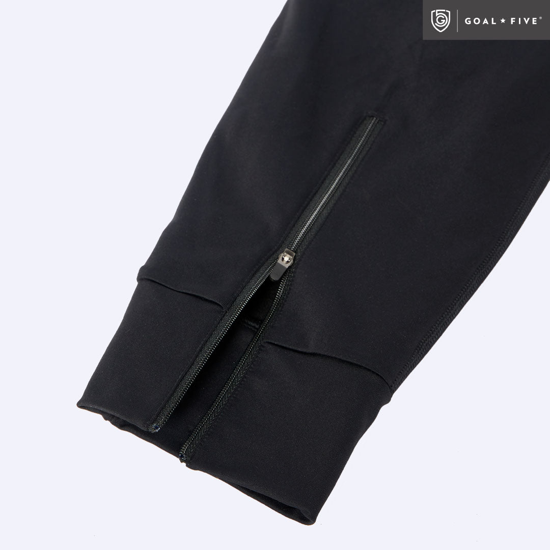 Valia Women's Black Jogger Pants Goal Five