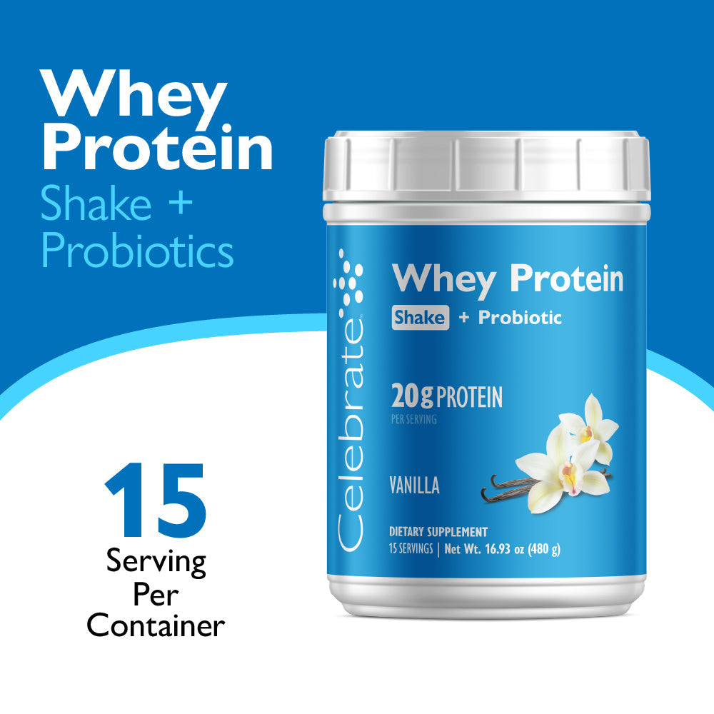 Celebrate® Whey Protein Shake + Probiotic