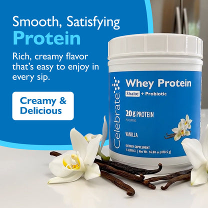 Celebrate® Whey Protein Shake + Probiotic