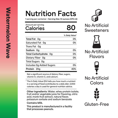 Watermelon Wave Protein Water - 12 Pack