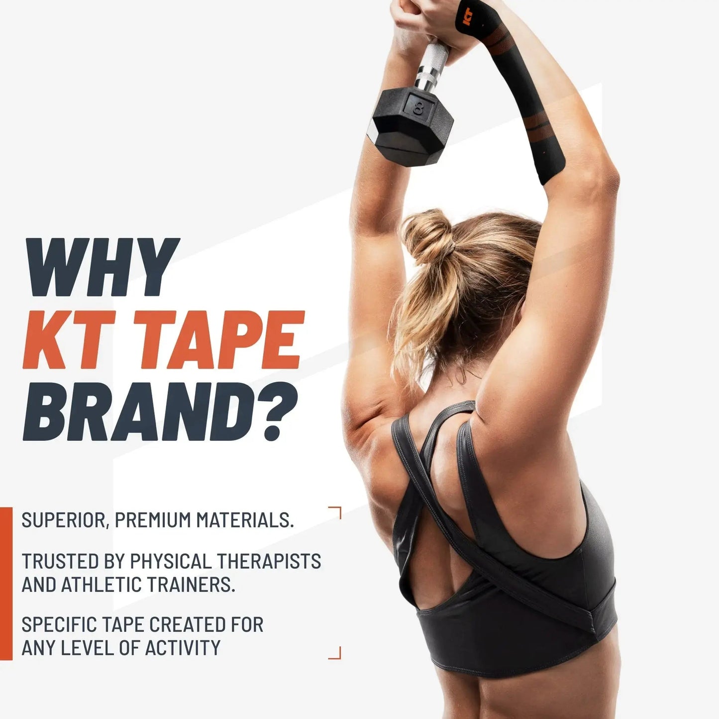KT Tape Pro® Synthetic Kinesiology Tape – Precut Strips