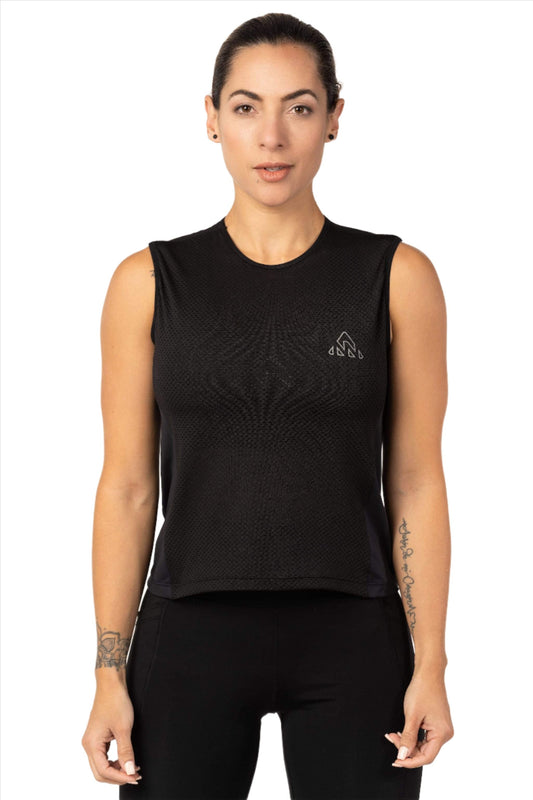 Women's Black Pro Running Base Layer - ONNOR